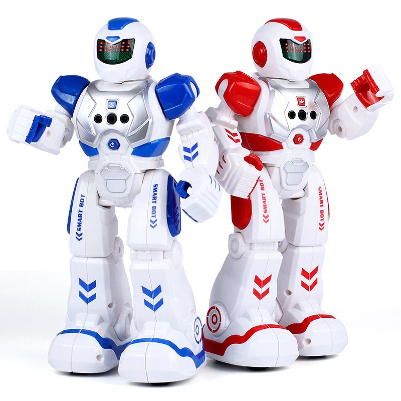 Red Glantop Remote Control RC Robots Interactive Walking Singing Dancing Smart Programmable Robotics for Kids Boys Girls