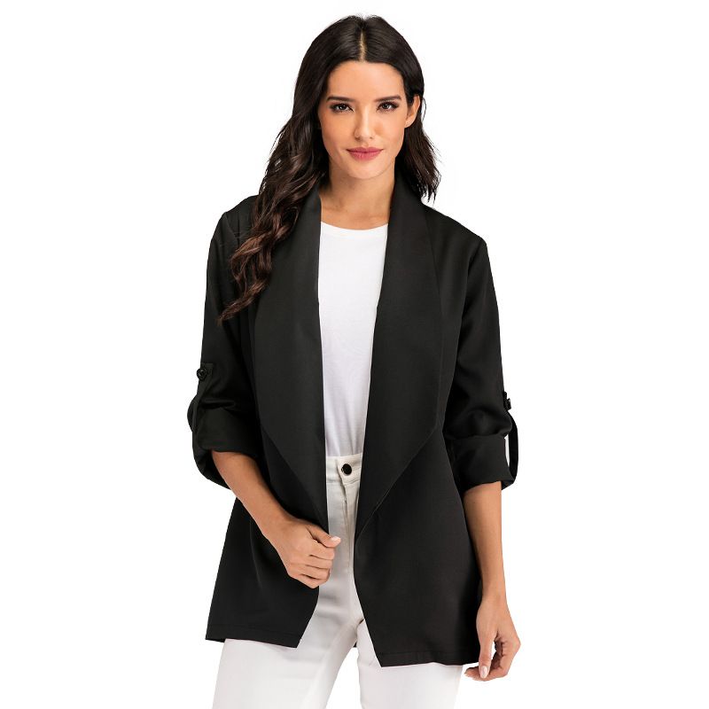 blazer donna nero