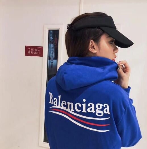 Mandíbula de la muerte virtud Alinear BALENCIAGA Ropa de mujer para hombre Sudaderas con capucha Diseñador de la  marca Sudaderas con capucha