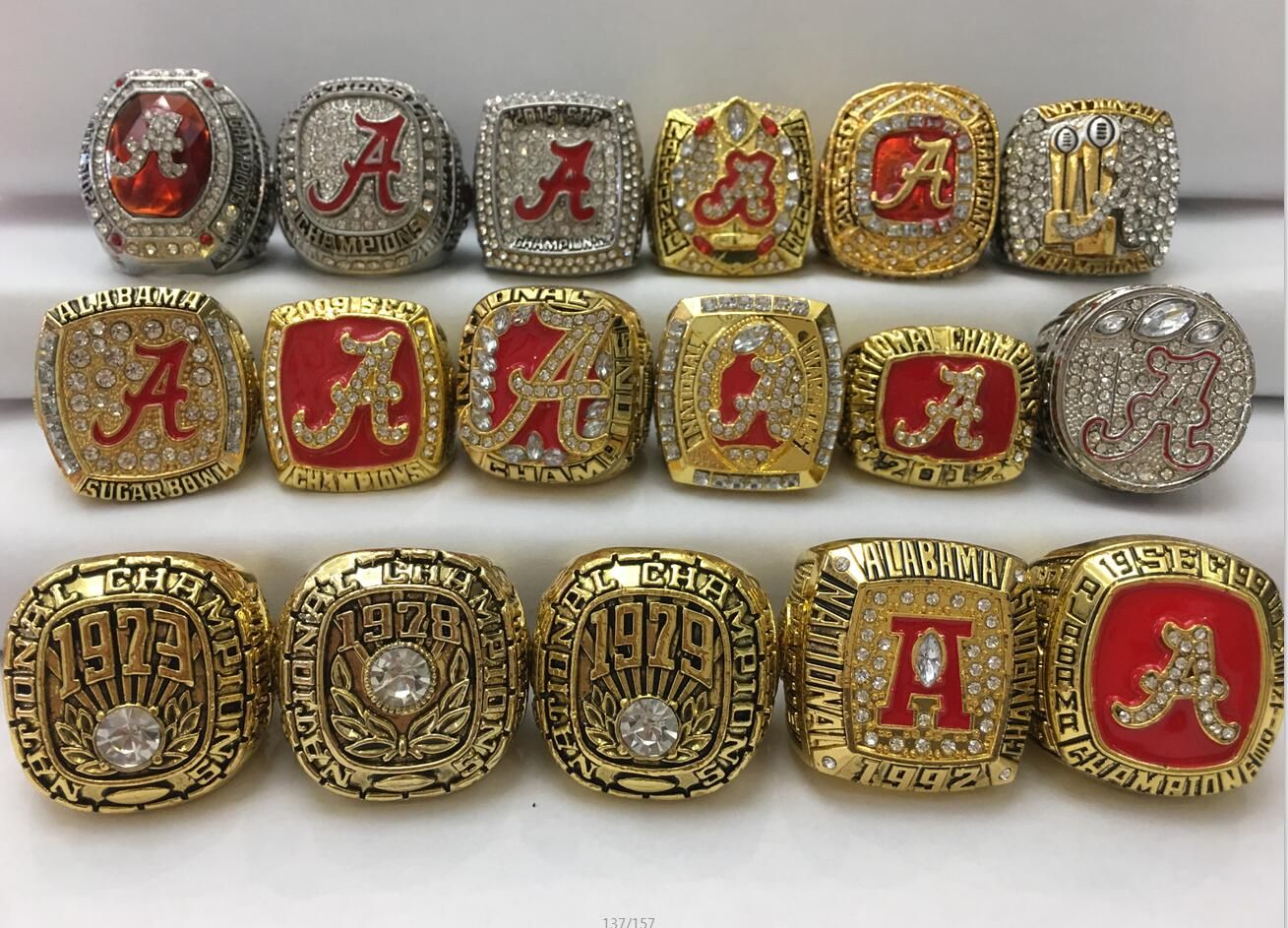 alabama national championship rings