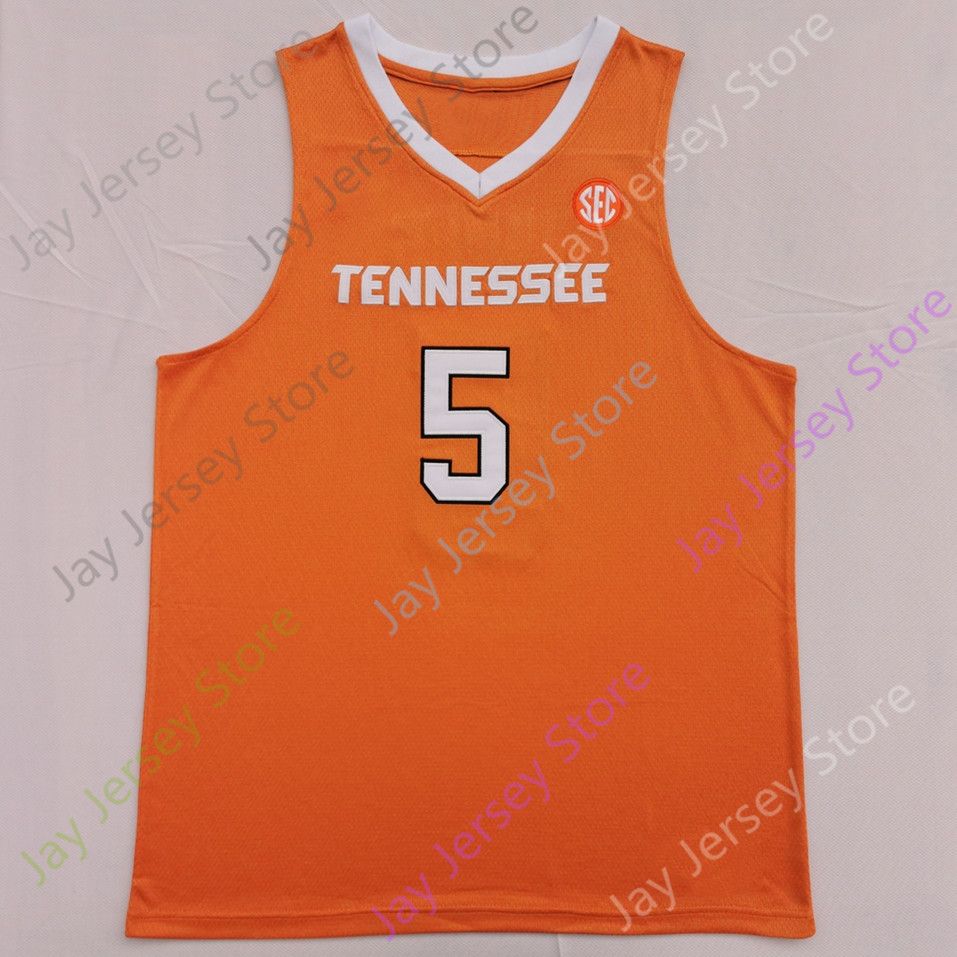 Top Players College Basketball Jerseys Men's #4 Tyreke Key Jersey Tennessee Volunteers Orange Retro (Copy)