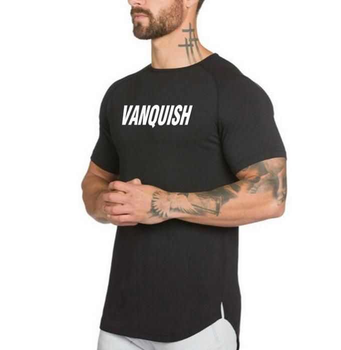 Gym Vanquish Fitness T Shirt Sold In Europe And America For Men In The Summer Of 19 Cotton T Shirt Create T Shirts From Jiaqi15 8 48 Dhgate Com