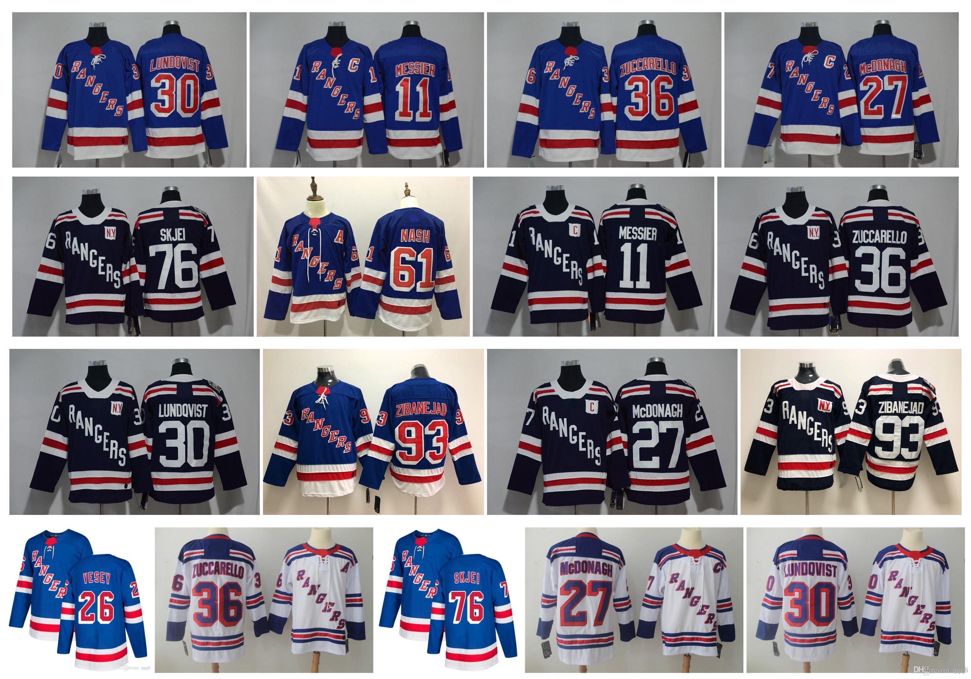 nhl ny rangers jersey