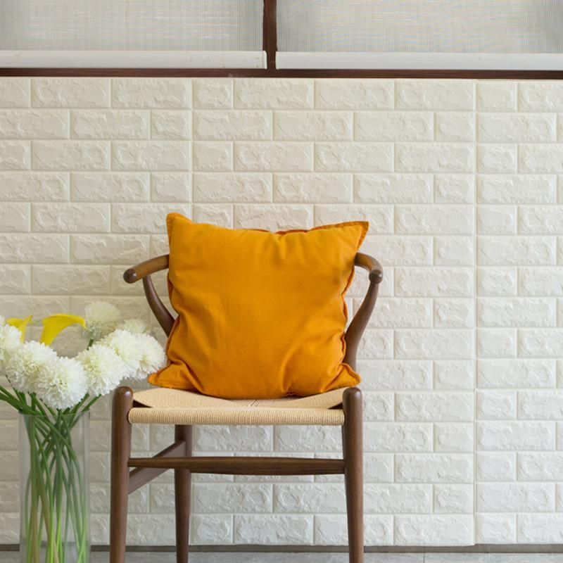 70x77cm 3D  Stone Brick PE  Foam  Wallpaper  Posters Wall 