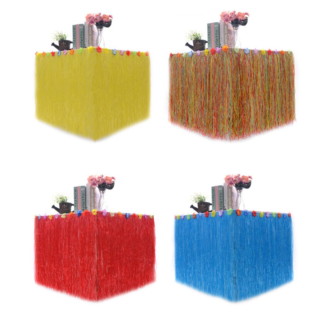 saia de mesa havaiana de plastico