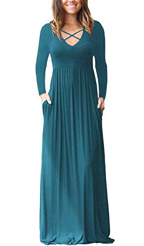 plain silk maxi dress