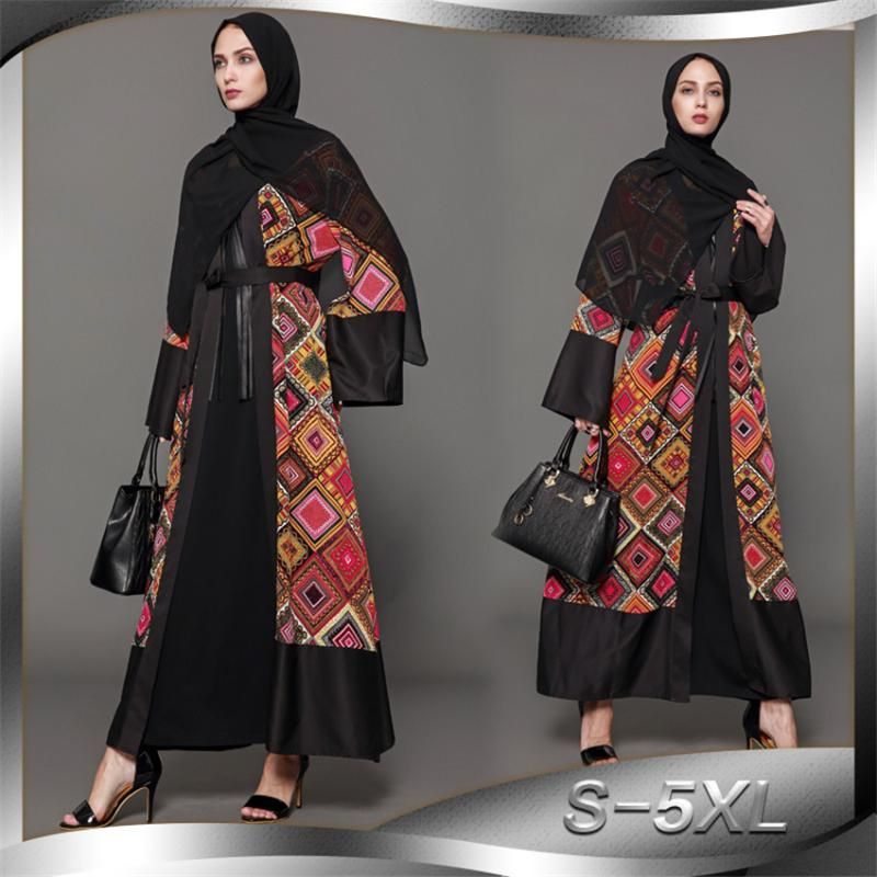 2020 Muslim Abaya Women Islam Hijab Dress Arab Dubai 2019 New Fashion Autumn Long Robes Dress For Kaftan Woman Islamic Abayas S 5xl From Eventswedding 37 54 Dhgate Com