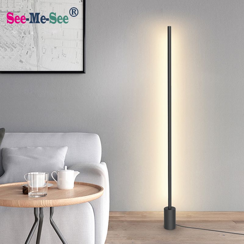 compre lamparas de pie nordicas minimalistas modernas luces de pie led creativas para sala de estar lamparas de pie led gulvlampe a 101 94 del