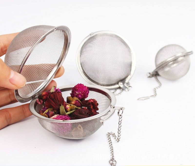 Kitchenware Mesh Strainer Infuser Filter Loose Tea Leaf Colander 10.4*7cm NEW