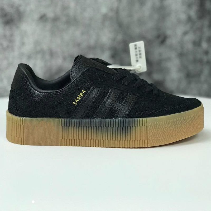 black samba trainers