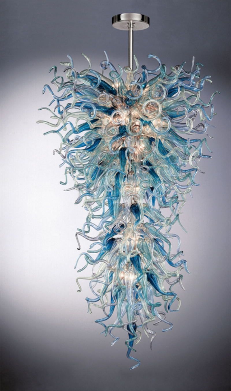 Großhandel Kronleuchter Aus Mundgeblasenem Glas Von Flower Designed Kronleuchter Aus Mundgeblasenem Glas Im Chihuly Stil Aus Muranoglas Von