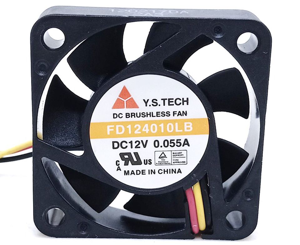 1x For Y.S.TECH FD124010LB fan 40*40*10mm 2pin 12V 0.055A