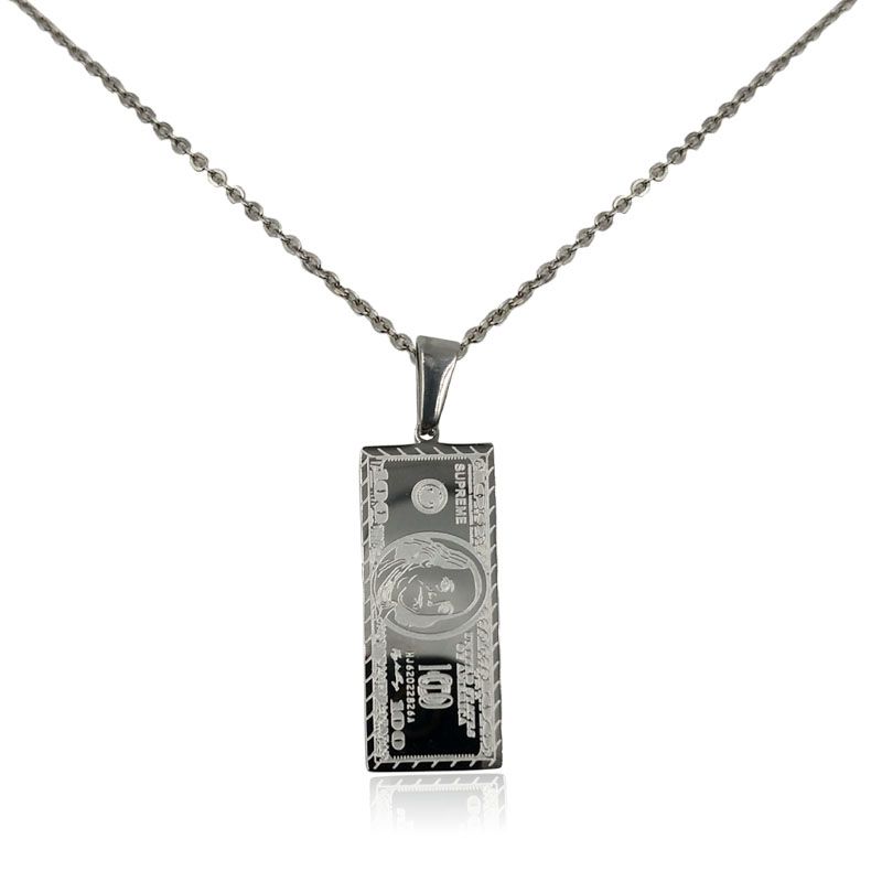 supreme dollar bill chain