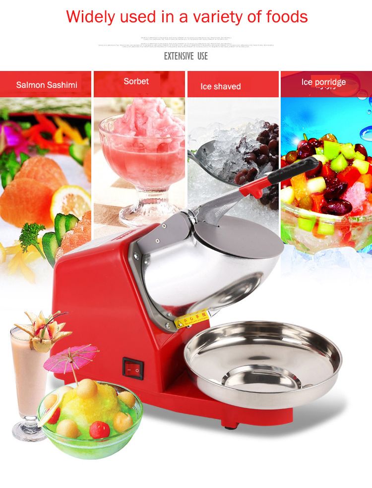 2019 Commercial Crushed Ice Machine Electric Ice Crusher Shaved Ice Machine  Stainless Sand Block Breaking Maker Snow Cone Grinder Machine From  Whitebai321, $135.68