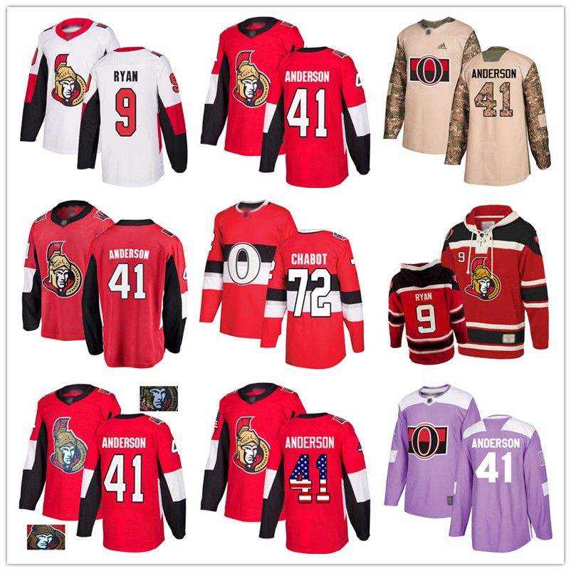 custom ottawa senators jersey