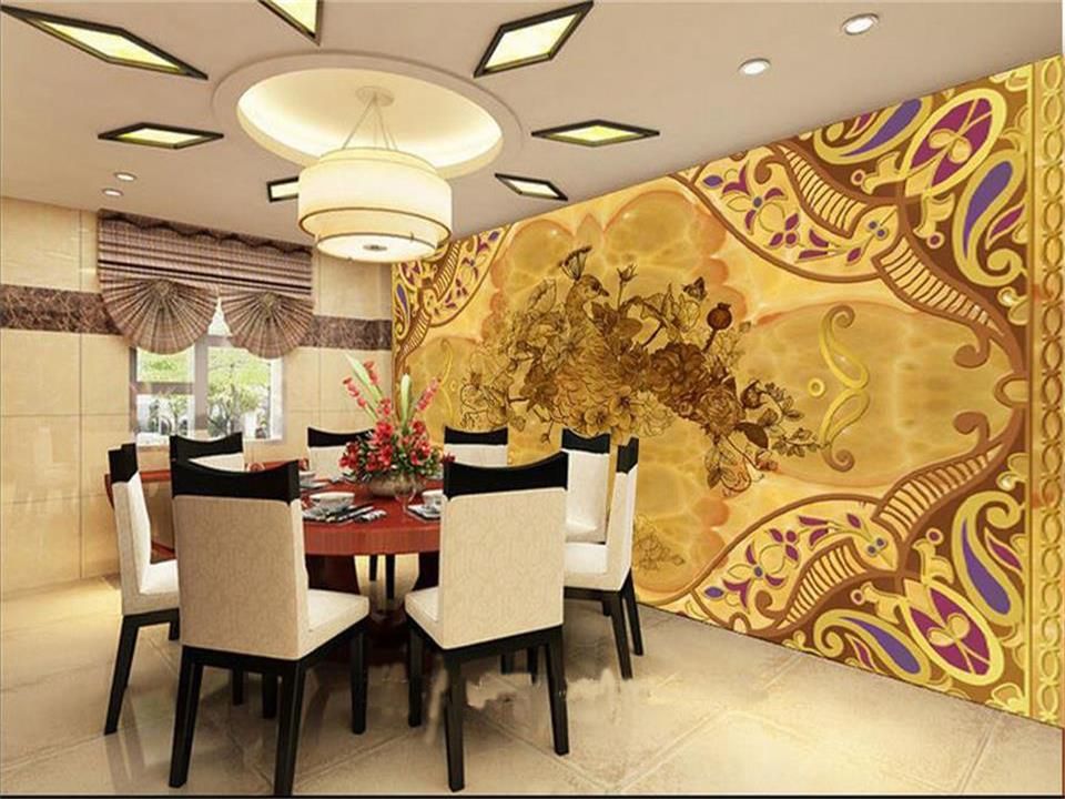 Custom Size 3d Photo Wallpaper Living Room Bed Room Mural India