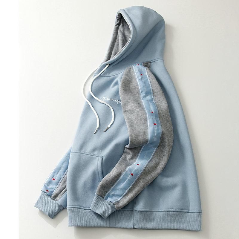 supreme champion hoodie blue