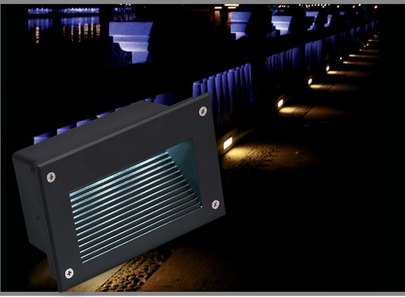2020 5W 6W 7W Ip65 Recessed LED Step Lights Pathway Wall Corner Lamps