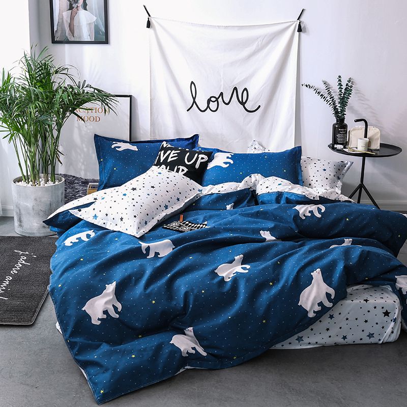 Home Textile Cartoon Polar Bear Bedding Sets Children S Bedclothes