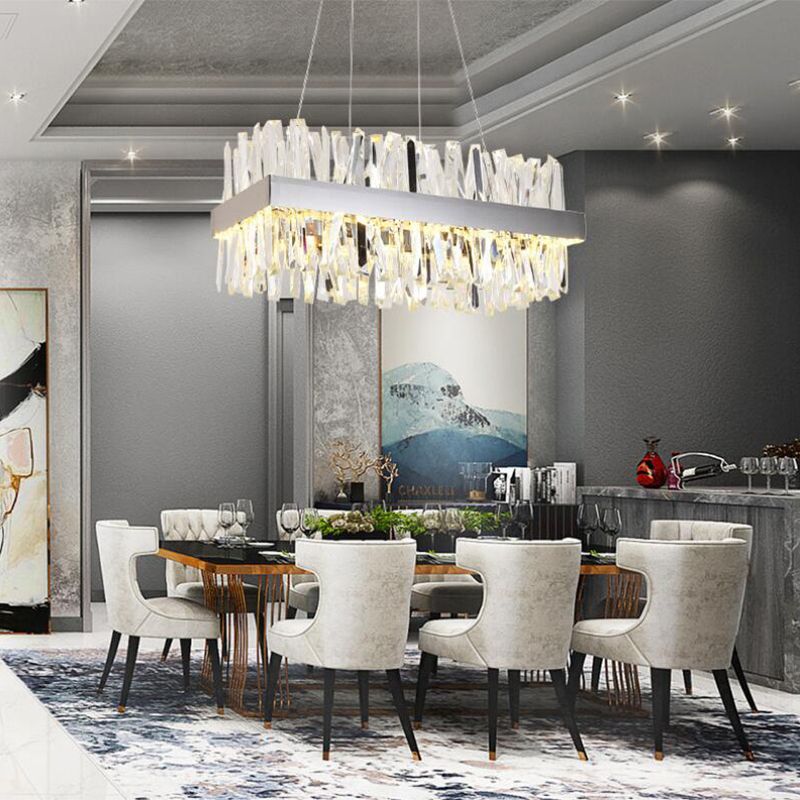 chrome dining room light fixtures