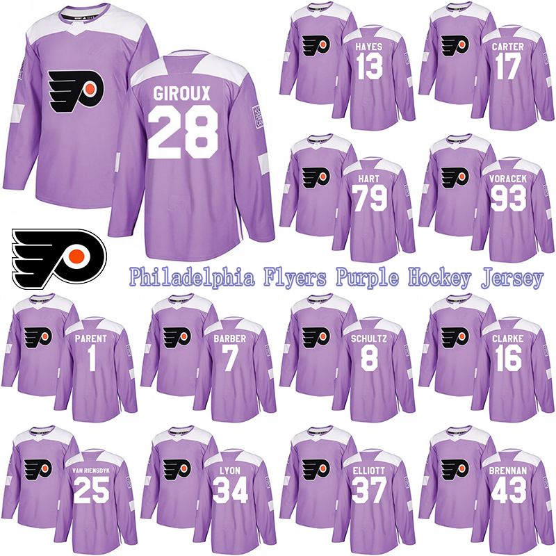 flyers purple jersey