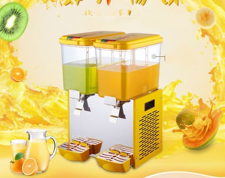 Compra Dispensador De Jugo Frío De Frutas / Bebidas / Té Helado De 9.5  Galones 18L X Dos Tanques Barato | Entrega Rápida Y Calidad | Es.Dhgate
