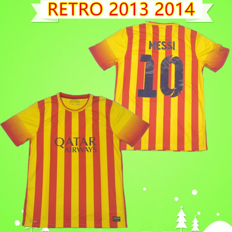 yellow messi jersey