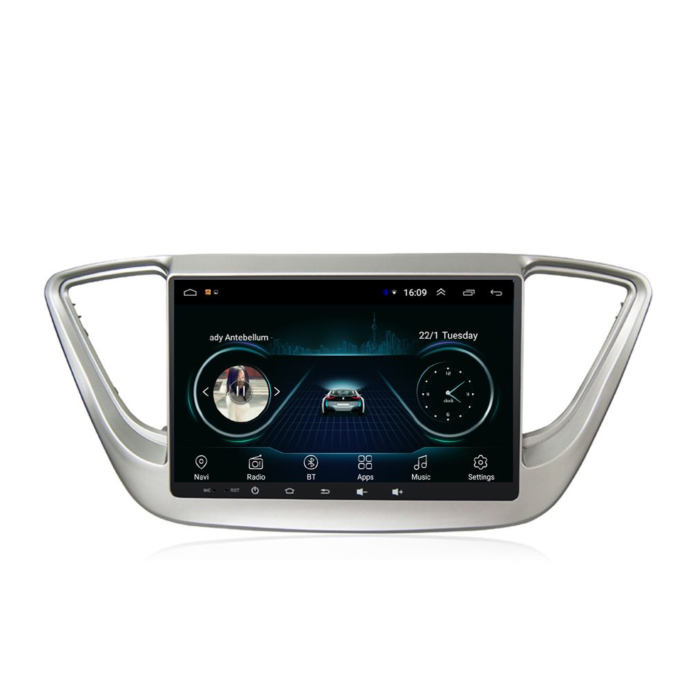 Black Verna Car Wallpaper