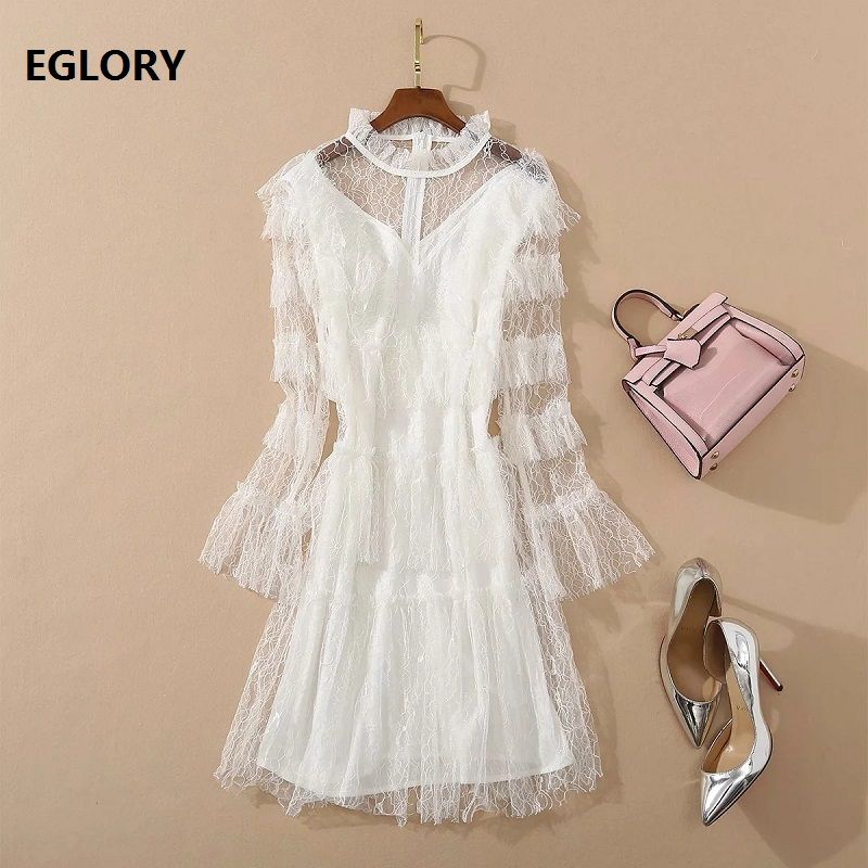 white lace dress xl