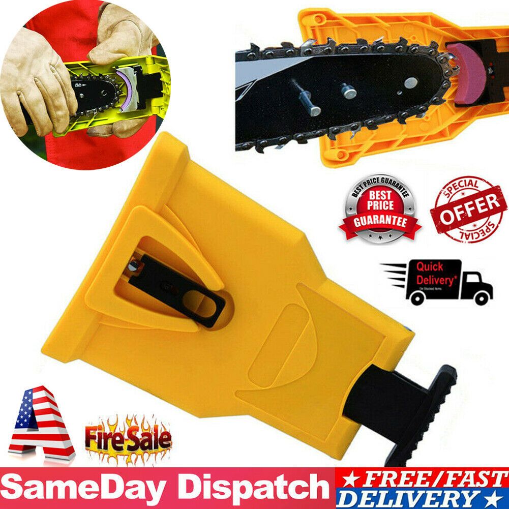 Chainsaw Teeth Sharpener PowerSharp Bar Mount Saw Chain Sharpening