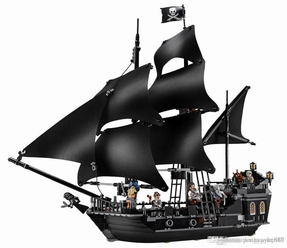black pearl toy ship