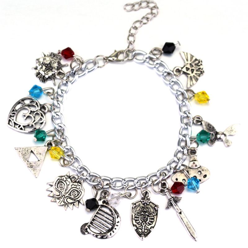 zelda charm bracelet