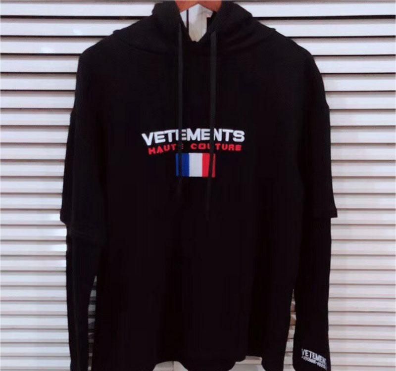 Vetements hoodie french flag Clearance