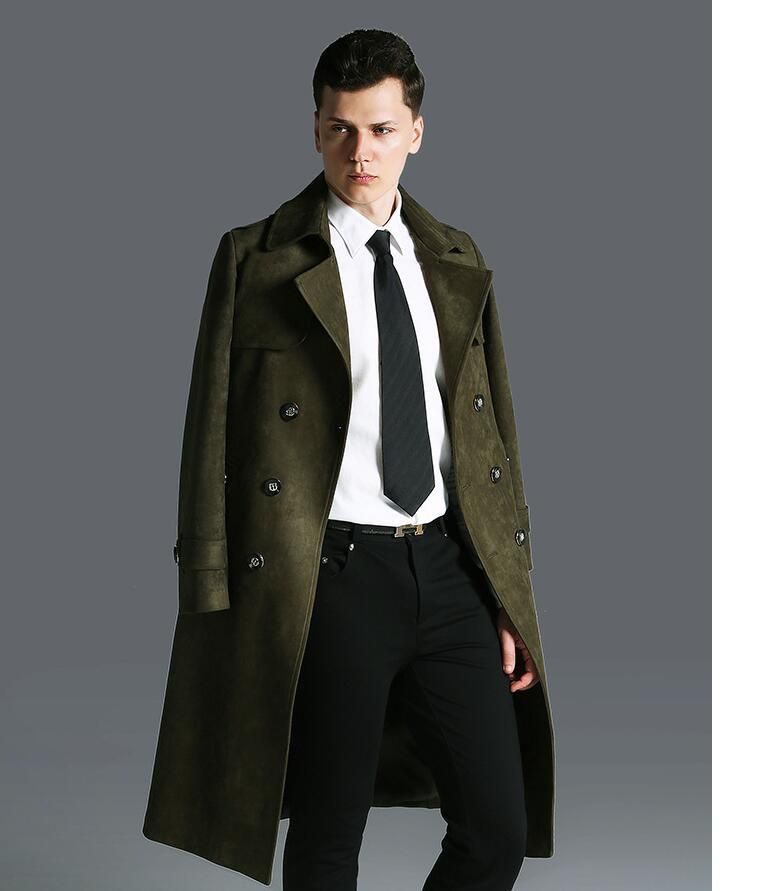 army green overcoat
