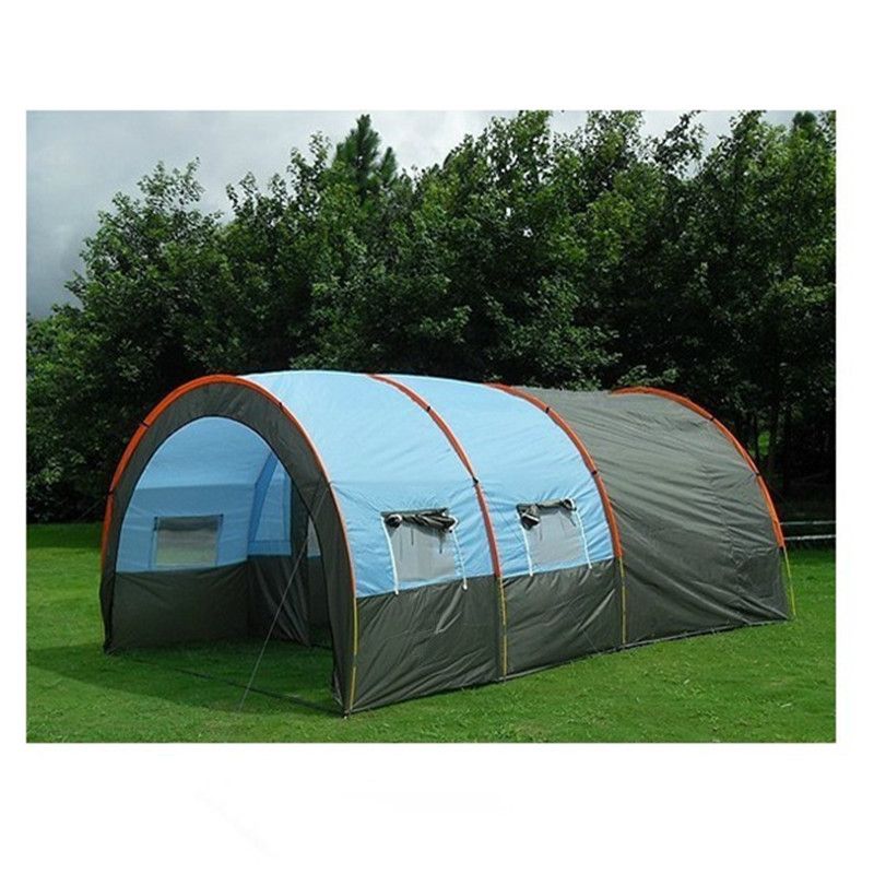 Outdoor Camping Tent Tunnel Many People Tents Team Motion Equipment Sky Screen One Room And Two Halls 365ty C1 Coleman Tent Cheap Tent From