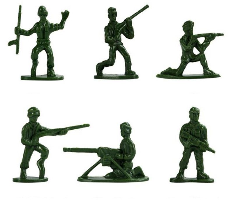 Homyl 400pcs Militaire Playset Plastique Soldat Jouet Réservoirs Véhicules Enfants Faire Semblant Jouet 