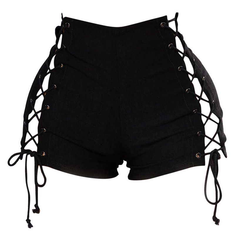 pantaloncini neri jeans