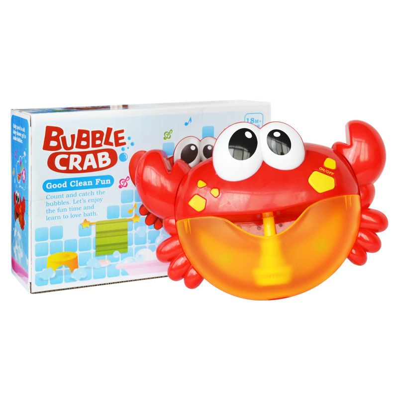 bubble crab bath toy