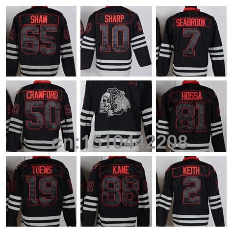 chicago blackhawks skull jersey