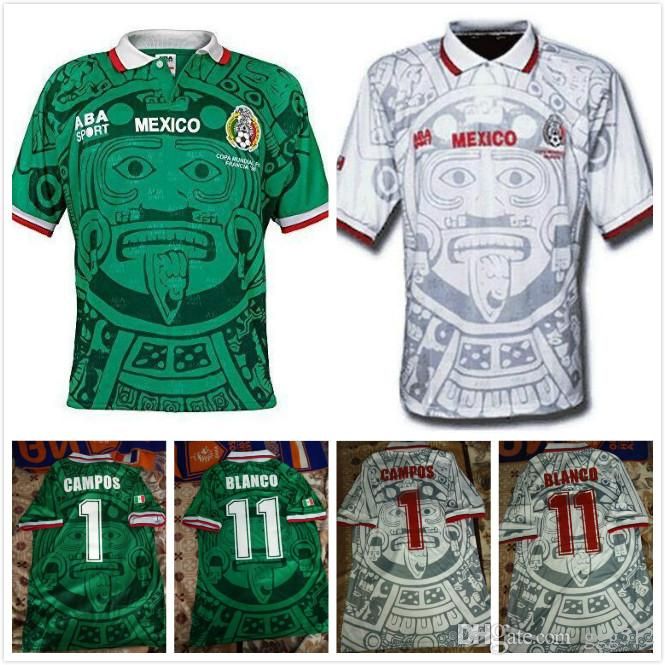 mexico soccer jersey 1998