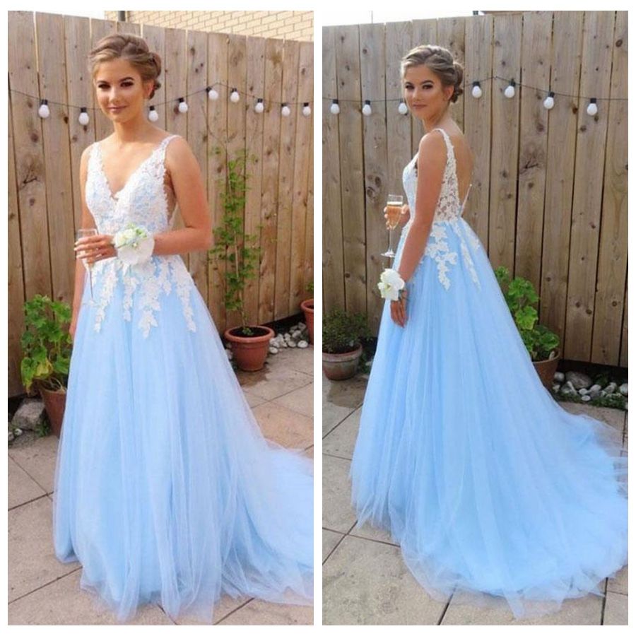 Halar Fracaso error Vestidos De Noche Sencillos Con Cuello En V Sin Mangas Vestido De Fiesta Largo Formal Vestidos De Fiesta Cielo Azul Claro Celeste Apliques De Tul Ocasión Especial De 92,3 € | DHgate Halar Fracaso error Vestidos De Noche Sencillos Con Cuello En V Sin Mangas Vestido De Fiesta Largo Formal Vestidos De Fiesta Cielo Azul Claro Celeste Apliques De Tul Ocasión Especial De 92,3 € | DHgate