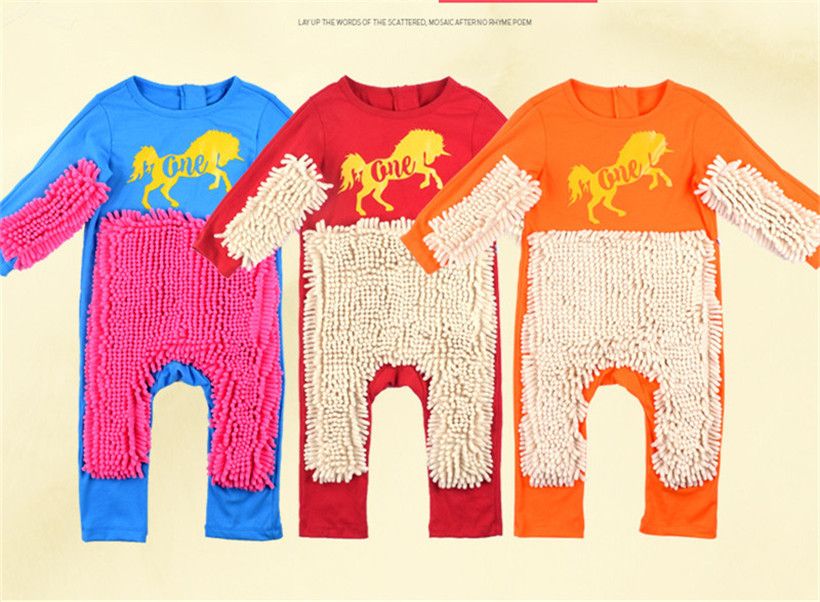 baby mop romper outfit