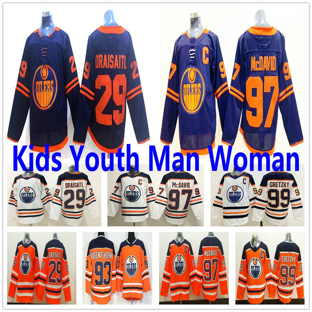 leon draisaitl youth jersey