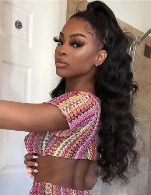 Glorious Wrap Around Ponytail Extension Human Body Wave Ponytail