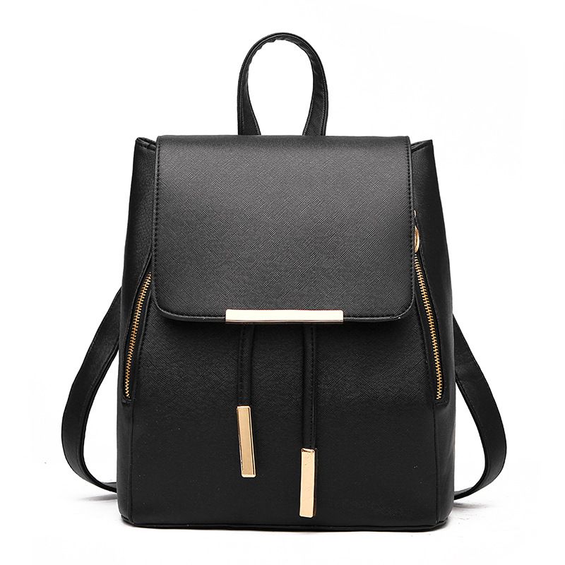 designer black mini backpack