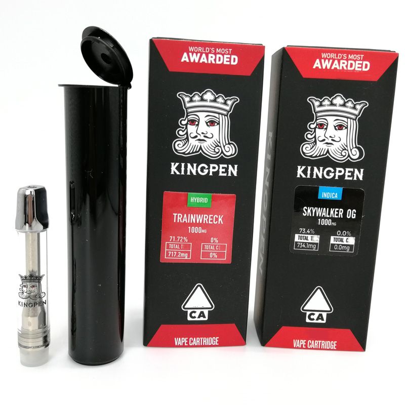 Red Packaging KINGPEN Vape Cartridges 1.0ml Vaporizer For ...