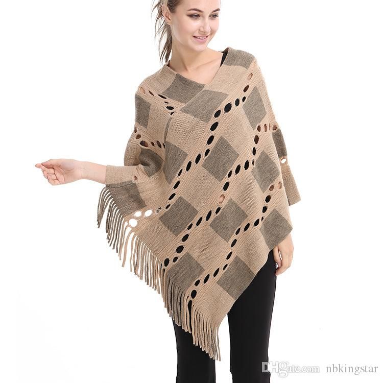off shoulder poncho sweater