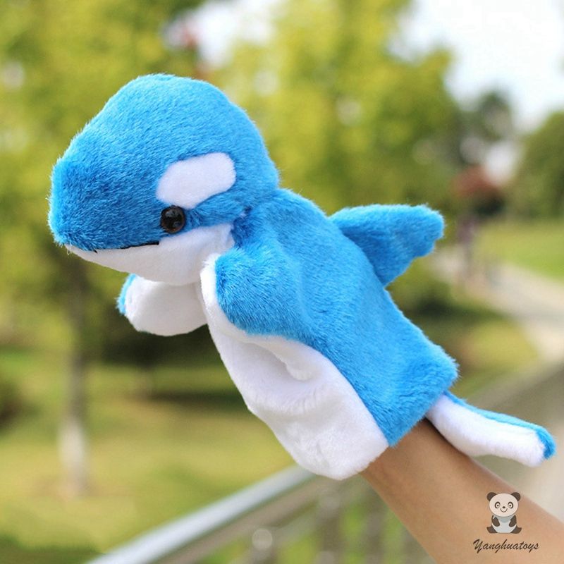 dolphin hand puppet