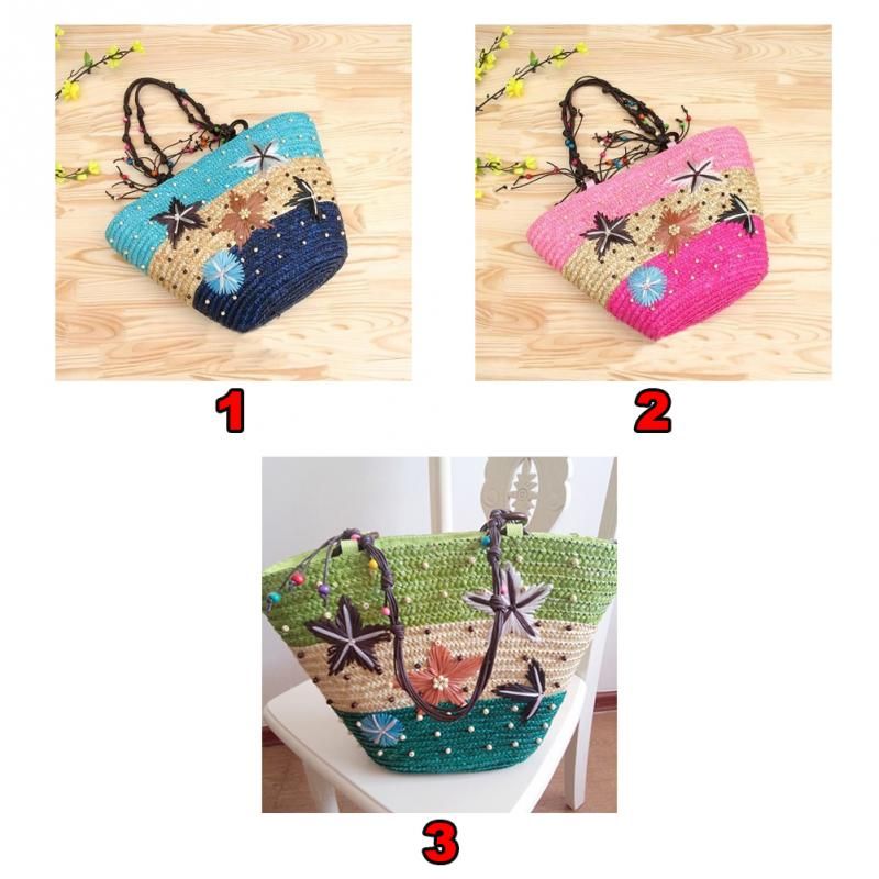 Bolso De Mano Hecho A Mano Del Mar De La Playa Del Verano De Bolso De Mano Hecho A Mano Del Mar De La Playa Del Verano De