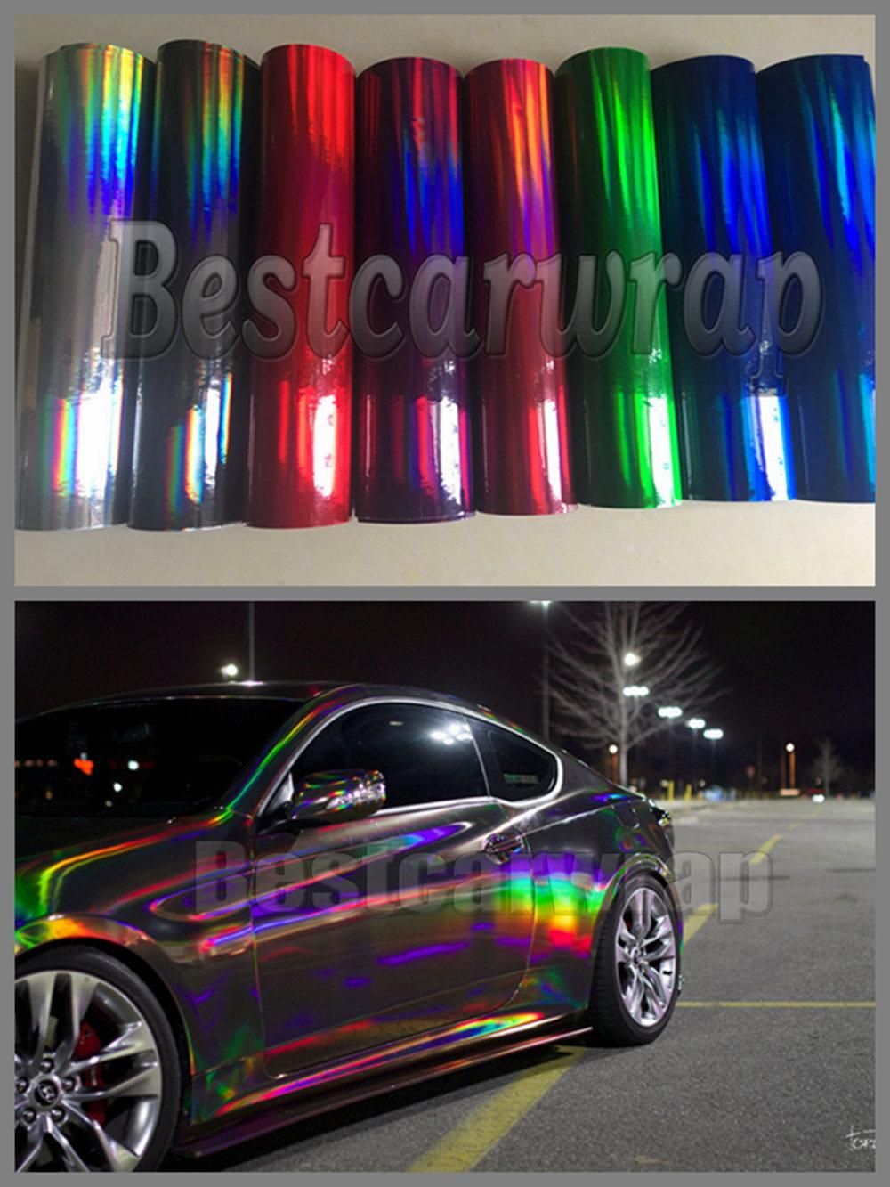 Mirror Chrome Vinyl Wrap Air Release Bubbles Free Various Colours and Sizes
